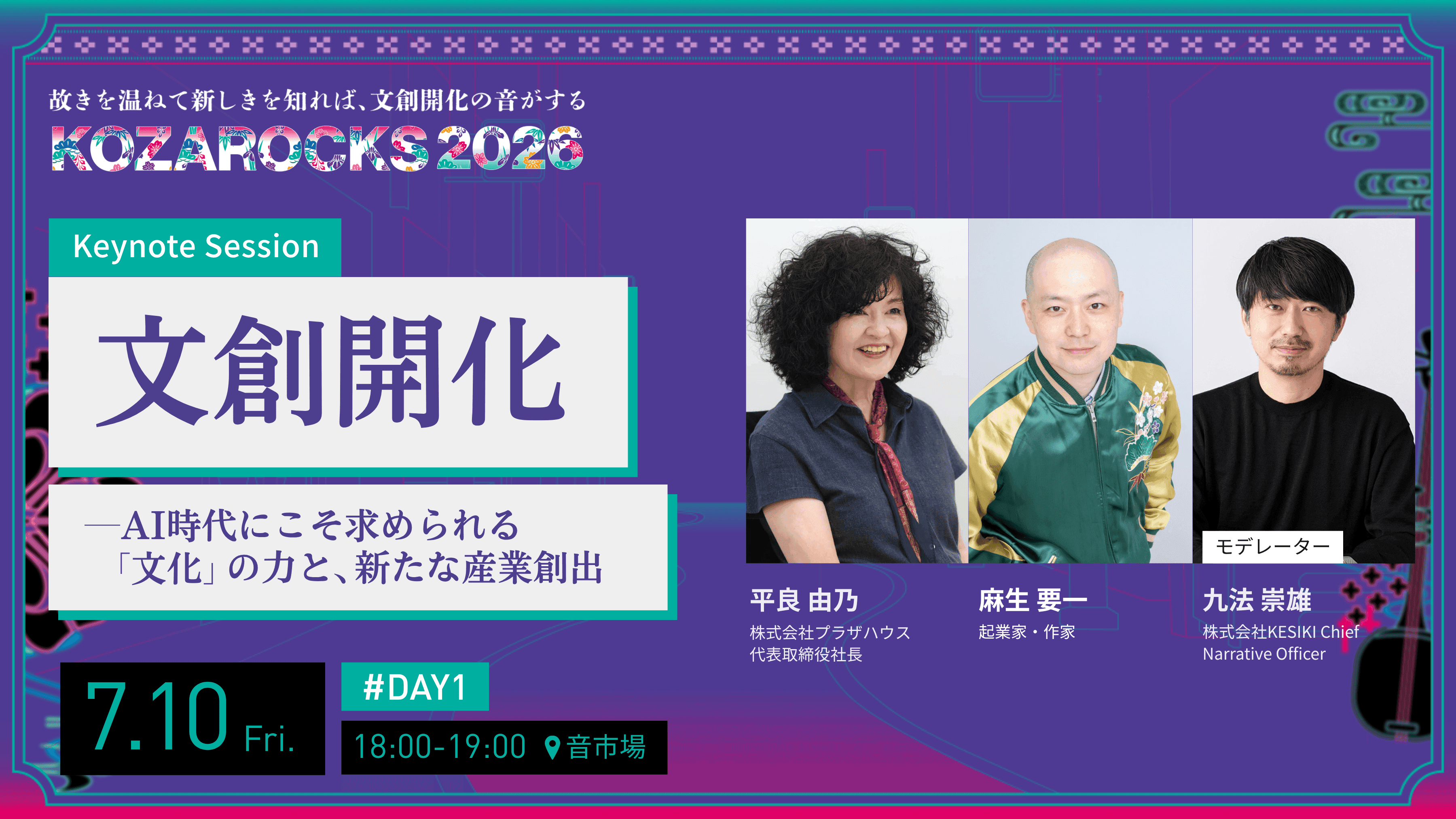 【Keynote】文創開化 